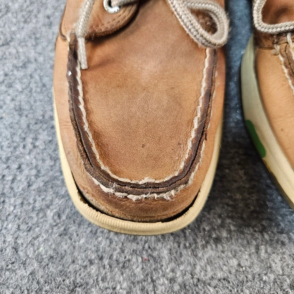 Sperry Top-Sider Mens Billfish Boat Shoes Tan Leather Mesh‎ Loafers 0799023